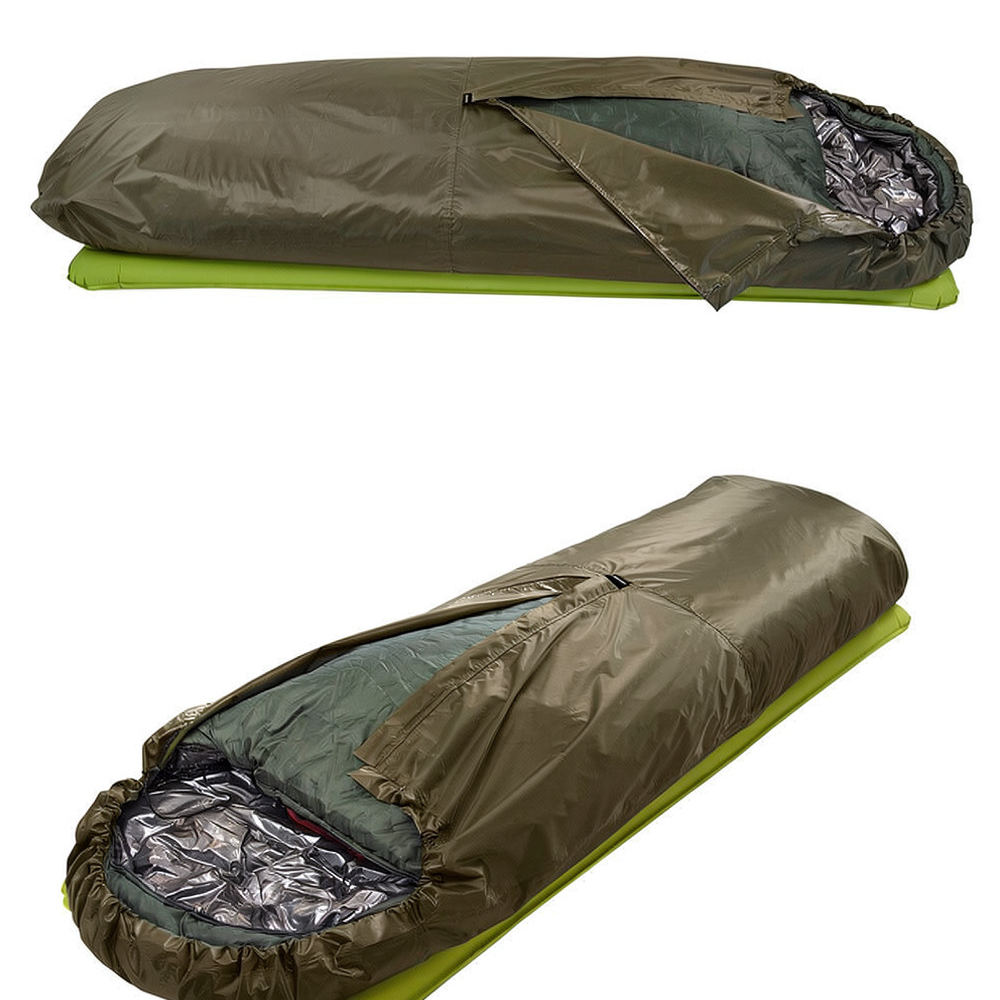 ผ้าคลุมถุงนอนแคมป์ปิ้งน้ำหนักเ - Bivy Bag Emergency บทวิจารณ์และราคา